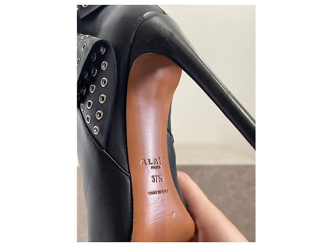 Alaïa Stivali Alaia neri T.37.5 Nero - vista 6