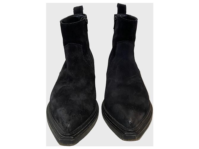Stivaletti Balenciaga neri T.38 Nero - vista 3