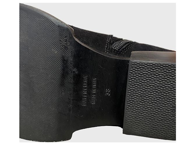 Stivaletti Balenciaga neri T.38 Nero - vista 6