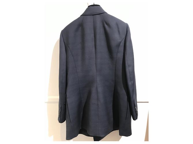 Balenciaga Hourglass Jacke T.42 Blau - Ansicht 5