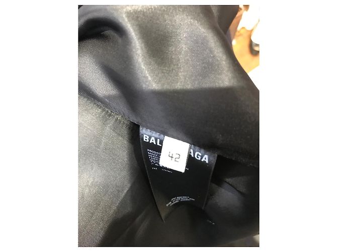 Balenciaga Hourglass Jacke T.42 Blau - Ansicht 6