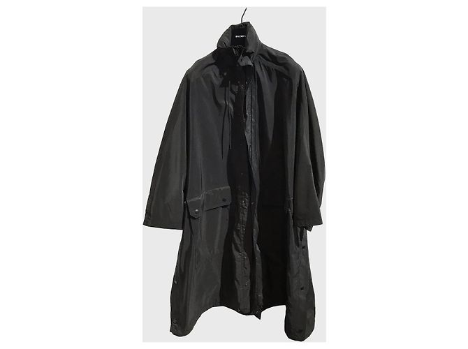 Chaqueta impermeable Balenciaga T.36 Negro - vista 3
