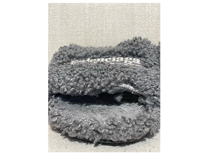 Mules Balenciaga grigie T.39 Grigio - vista 4