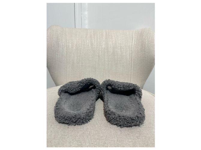 Mules Balenciaga grigie T.39 Grigio - vista 5