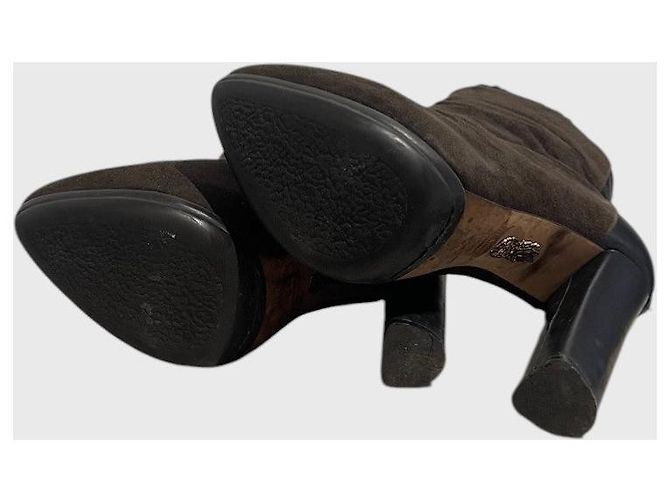Botines Aquazzura marrón T.38 Castaño - vista 4