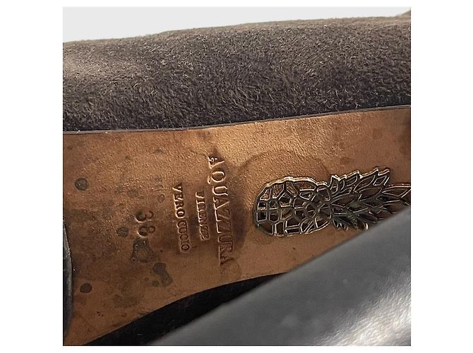 Botines Aquazzura marrón T.38 Castaño - vista 5