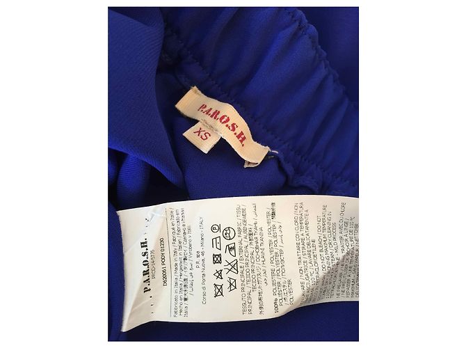 Falda larga azul Parosh con abertura XS - vista 3