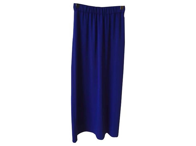 Falda larga azul Parosh con abertura XS - vista 4