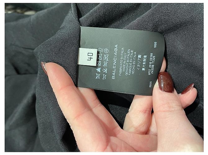 Balenciaga Kleid schwarz T.40 - Ansicht 6