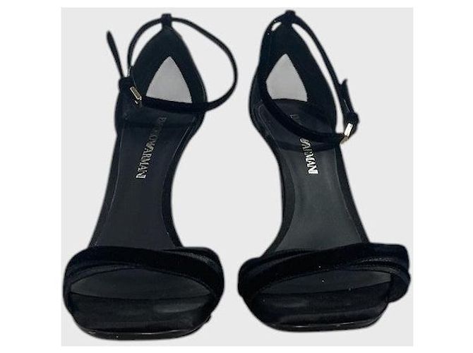 Sandali Emporio Armani neri T.38 Nero - vista 2