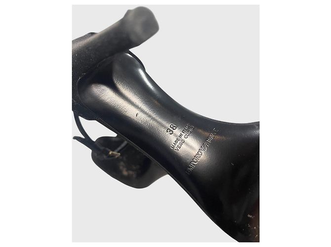 Sandali Emporio Armani neri T.38 Nero - vista 7