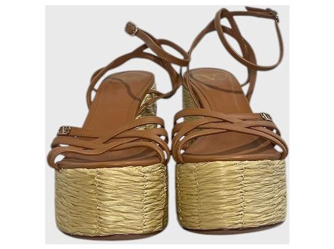 Valentino Garavani Sandali Valentino camel T.37,5 Cammello - vista 2