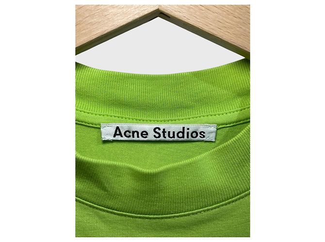 T-shirt Acne Studios verde T.XS - vista 4