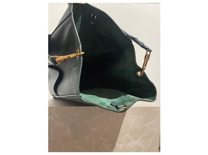 Seau Sangle Céline Bolso Celine Seau correa verde - vista 10