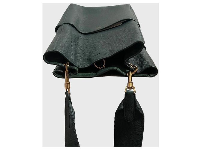 Seau Sangle Céline Bolso Celine Seau correa verde - vista 5