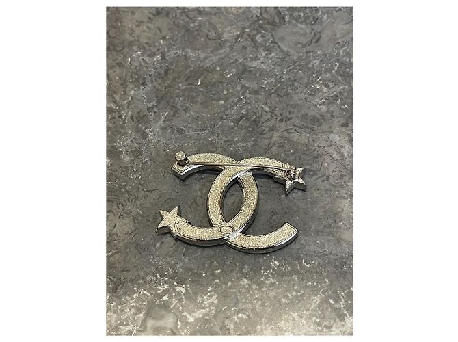 Chanel Brosche schwarz und silber - Ansicht 3
