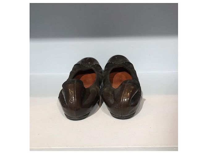 Bailarinas Lanvin marrones T.36,5 Castaño - vista 4