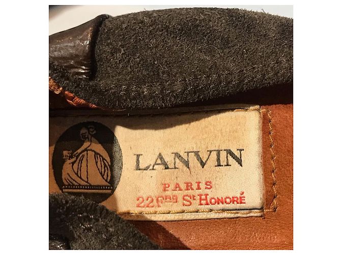 Bailarinas Lanvin marrones T.36,5 Castaño - vista 6