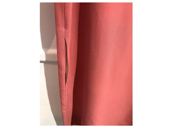 Chloé kurzes rosa Kleid mit langen Ärmeln Größe 40 Pink - Ansicht 5