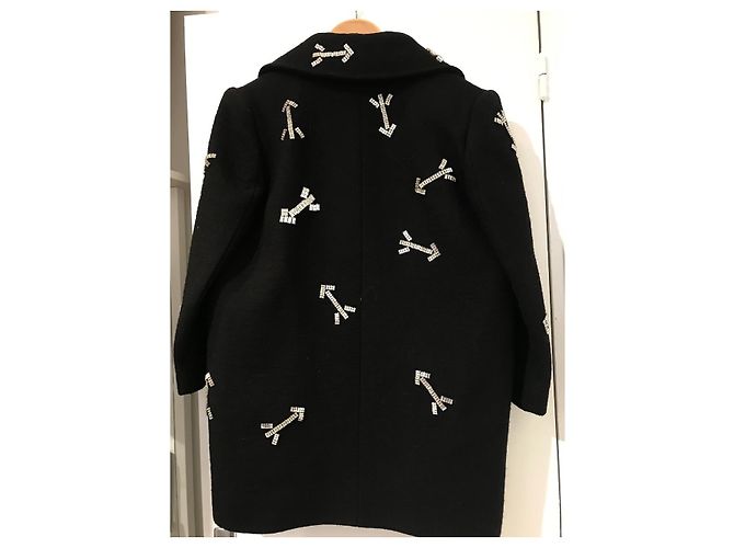 Abrigo Carven negro T.38 - vista 3