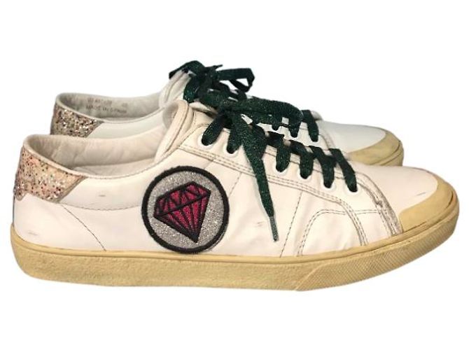Autre Marque Sneakers Saint Laurent T.40 IT Bianco - vista 7