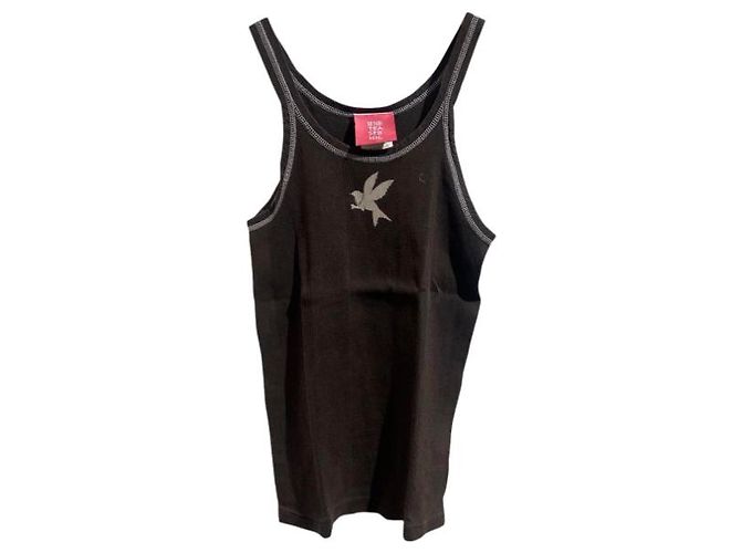 Autre Marque Canotta One Teaspoon T.M Marrone - vista 6