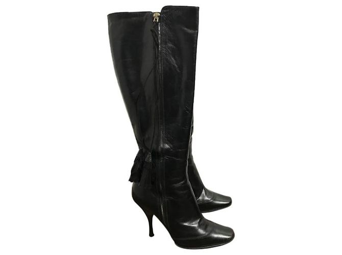 Botas Louis Vuitton T.36,5 Negro - vista 7