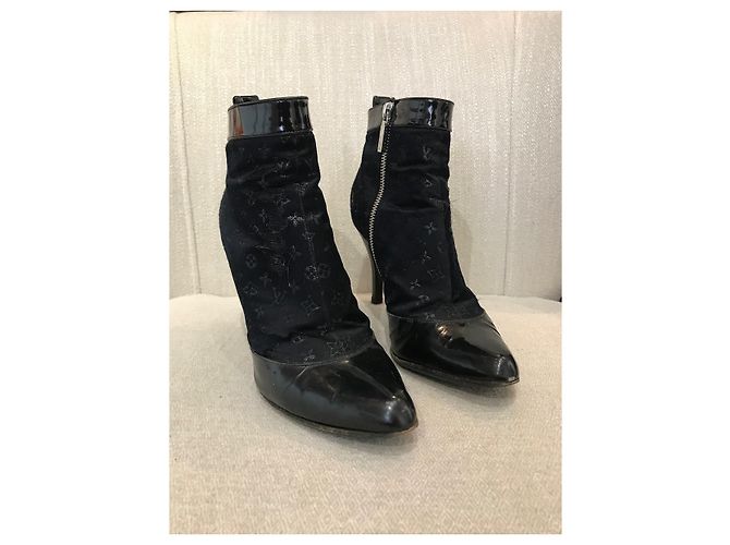 Botas Louis Vuitton negras T.37 Negro - vista 4