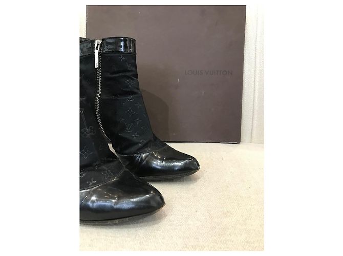 Botas Louis Vuitton negras T.37 Negro - vista 8