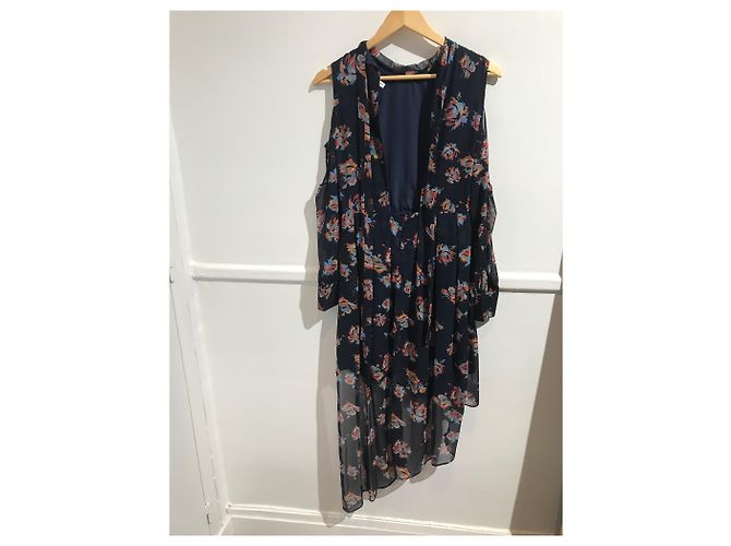 Autre Marque Vestido Walter Baker azul marino T.34 - vista 3