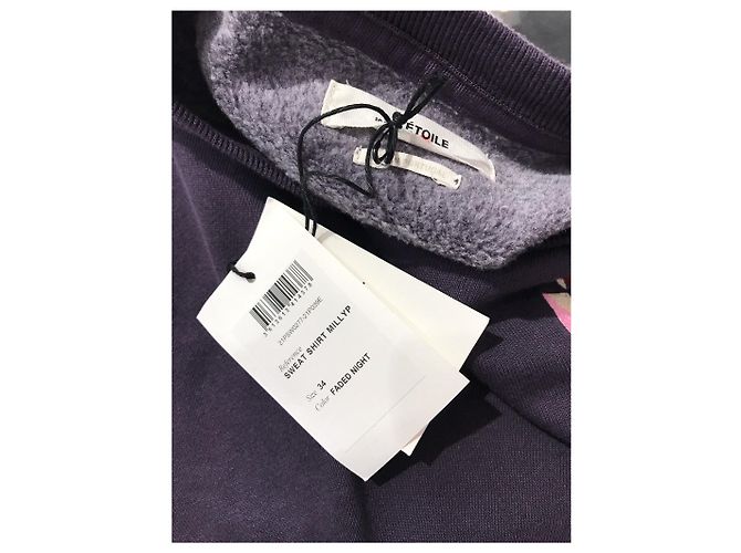 Isabel Marant Etoile Sudadera Isabel Marant ciruela T.34 NUEVA Púrpura - vista 4