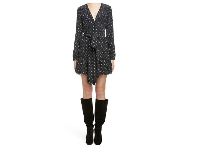 Autre Marque Saint Laurent Kleid schwarz T.42 - Ansicht 2