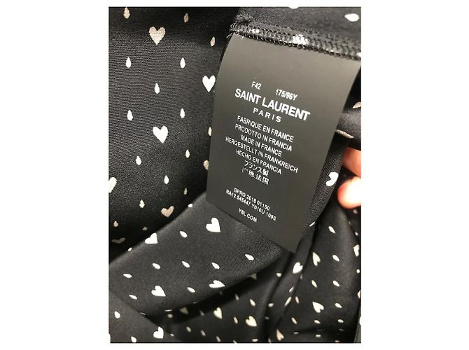 Autre Marque Saint Laurent Kleid schwarz T.42 - Ansicht 6