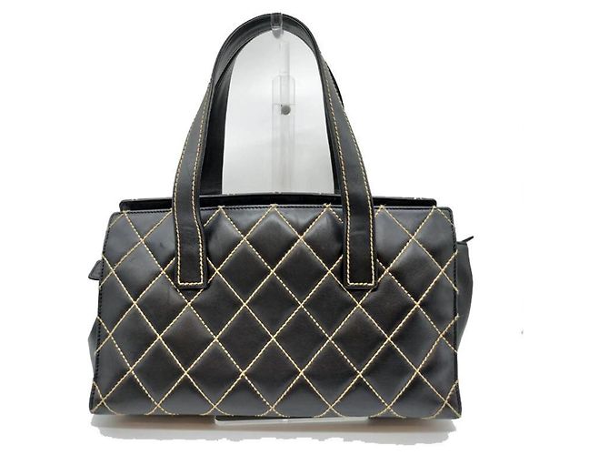 Chanel Wild Stitch Tote Bag Schwarz - Ansicht 2