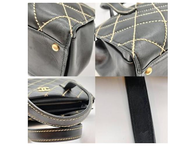 Chanel Wild Stitch Tote Bag Schwarz - Ansicht 5