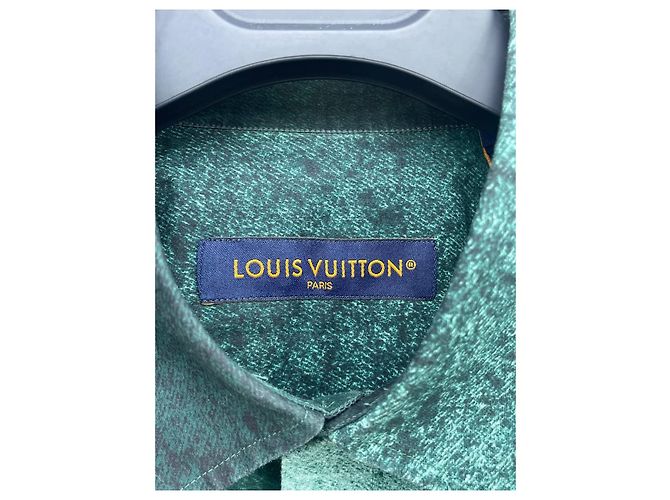 Top Louis Vuitton Tie-Dye de Algodão Verde Manga Comprida Multicor - vista 4