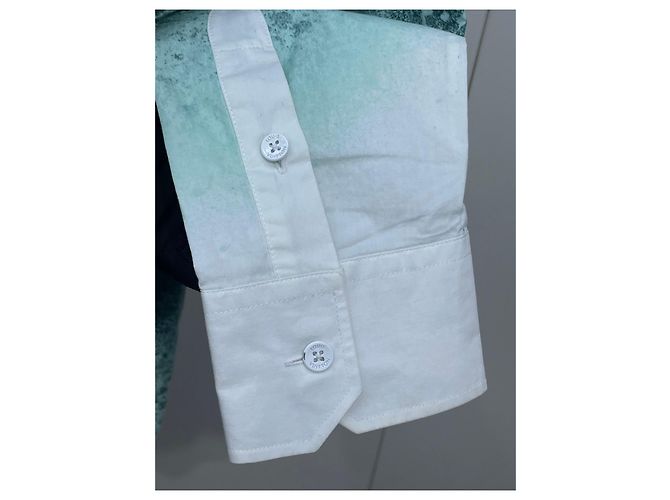 Top Louis Vuitton Tie-Dye de Algodão Verde Manga Comprida Multicor - vista 5