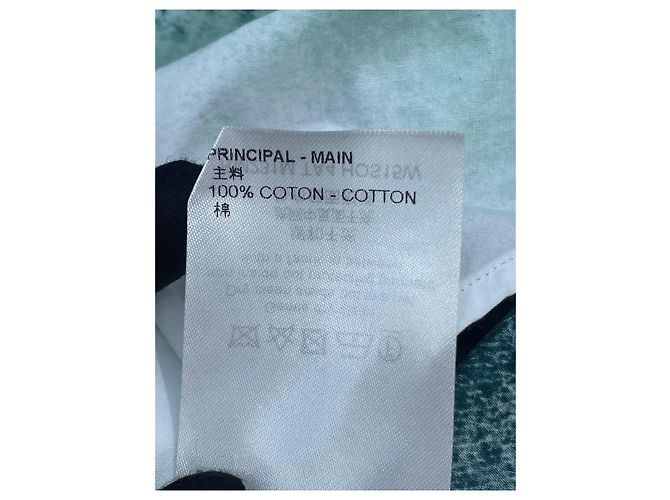 Top Louis Vuitton Tie-Dye de Algodão Verde Manga Comprida Multicor - vista 7