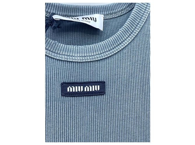 Abito sottoveste Miu Miu in cotone XS Multicolore - vista 3