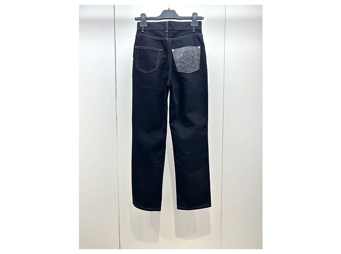 Jeans Loewe Pretos em Denim Multicor - vista 2