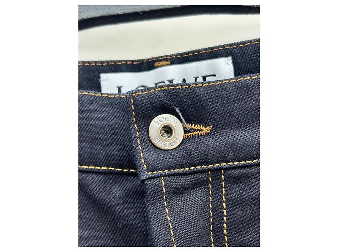 Jeans Loewe Pretos em Denim Multicor - vista 5