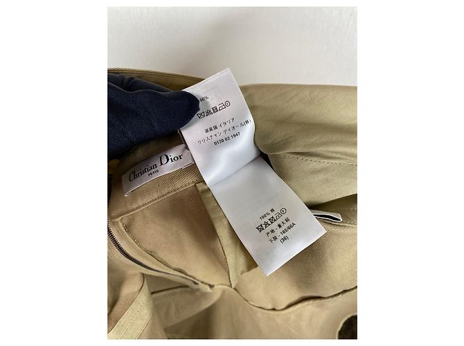 Autre Marque Dior Rock Khaki aus Baumwolle Größe 36 Mehrfarben - Ansicht 7