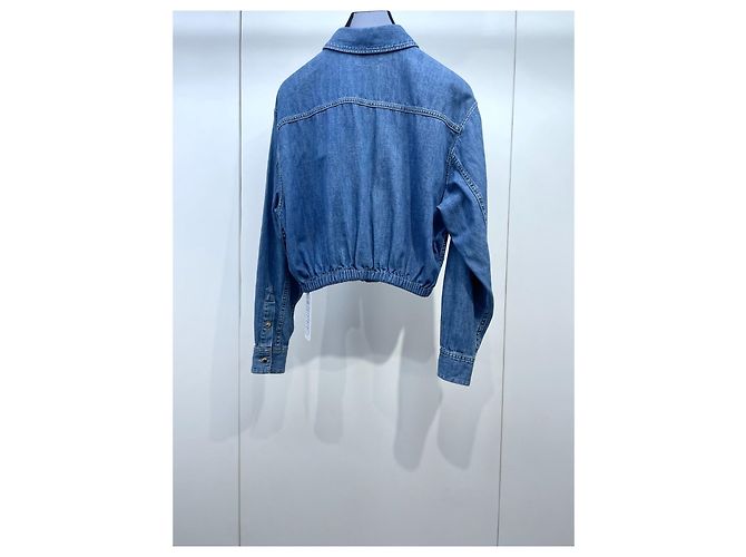 Camicia in denim Céline Blu XS Multicolore - vista 2