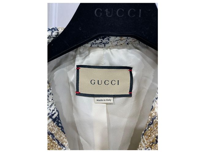 Gucci Tweed Jacke mit Pailletten Mehrfarben - Ansicht 5