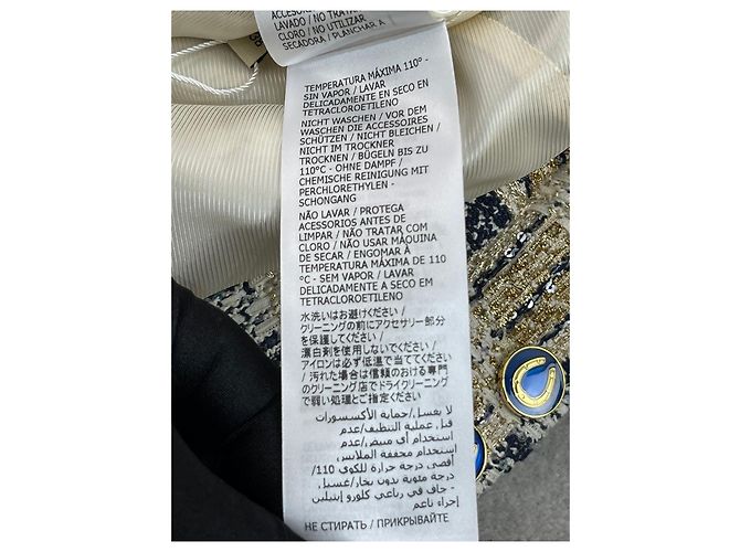 Gucci Tweed Jacke mit Pailletten Mehrfarben - Ansicht 6