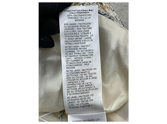 Gucci Tweed Jacke mit Pailletten Mehrfarben - Ansicht 7