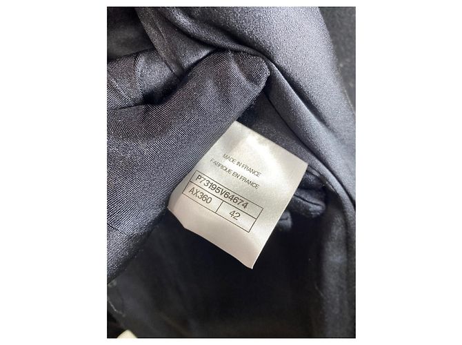 Chanel 22A Metiers d'Art Tweed Jacke Schwarz Mehrfarben - Ansicht 9