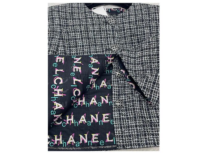 Chanel Tweed Jacket Multi Color Size 34 Multiple colors - view 4
