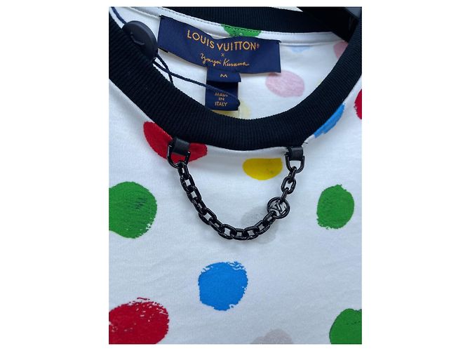 Top de algodón Louis Vuitton x Yayoi Kusama con estampado de lunares Multicolor - vista 3