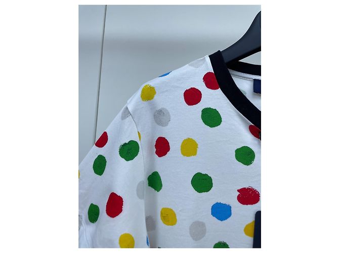 Top de algodón Louis Vuitton x Yayoi Kusama con estampado de lunares Multicolor - vista 4